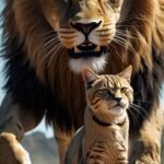 warrior cat with lion mobile wallpaper
