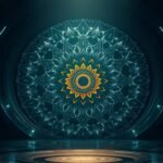 Indian tech related mandala mobile wallpaper