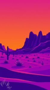 desert art wallpaper