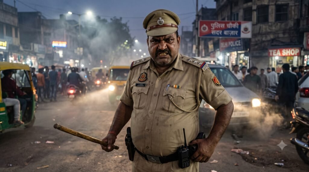 Delhi police thugs