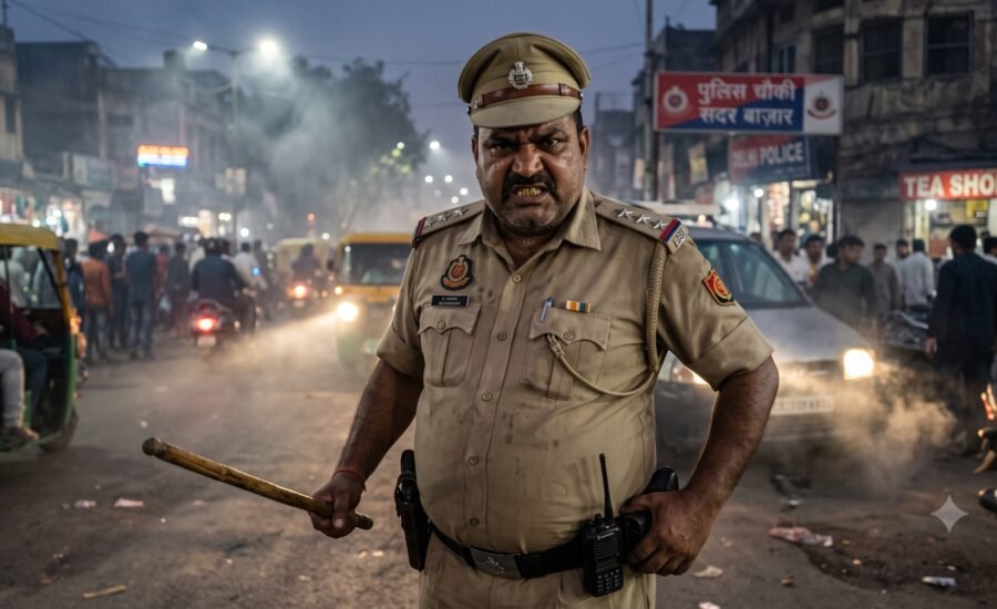 Delhi police thugs