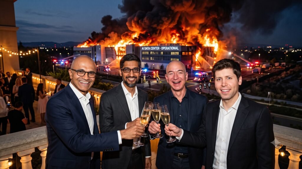 bezos, altman, pichai and nadella