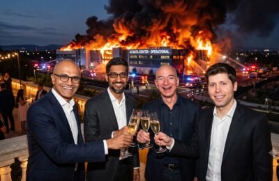 bezos, altman, pichai and nadella
