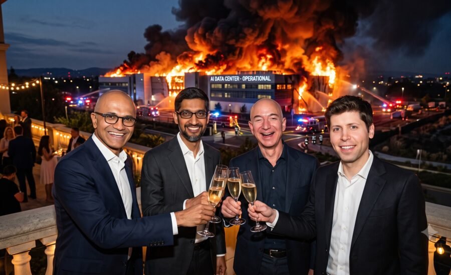bezos, altman, pichai and nadella