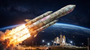 Money Rocket | Image: AI Generated