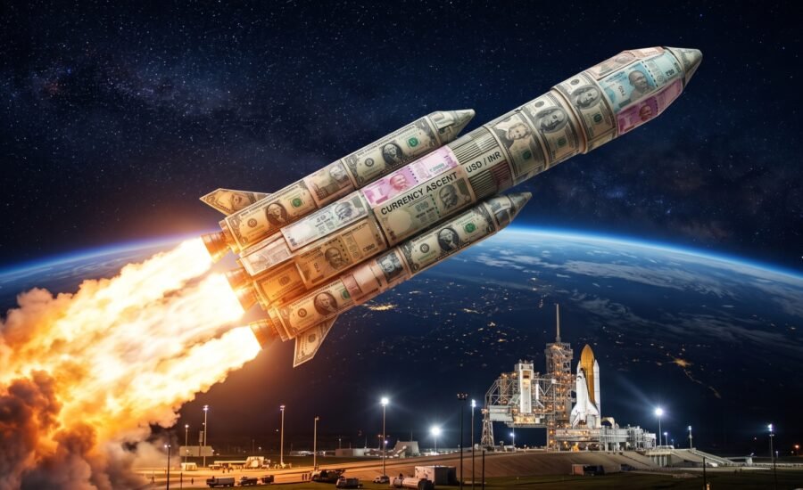Money Rocket | Image: AI Generated